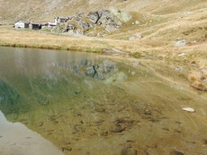 Bei der Rifugio Chiavenna Bei der Rifugio Chiavenna