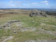 Auf den Haytor Rocks