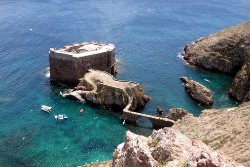 Ehemaliges Gefängnis auf der Insel Berlengas