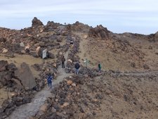 Viel los auf dem Teide