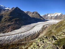 Letzer Blick zum Aletschgletscher