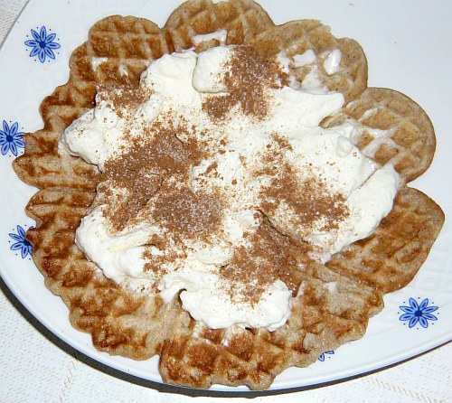 Buchweizen-Nuß-Waffeln