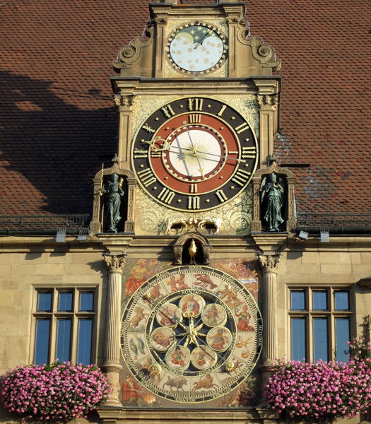 Die ganze Uhr